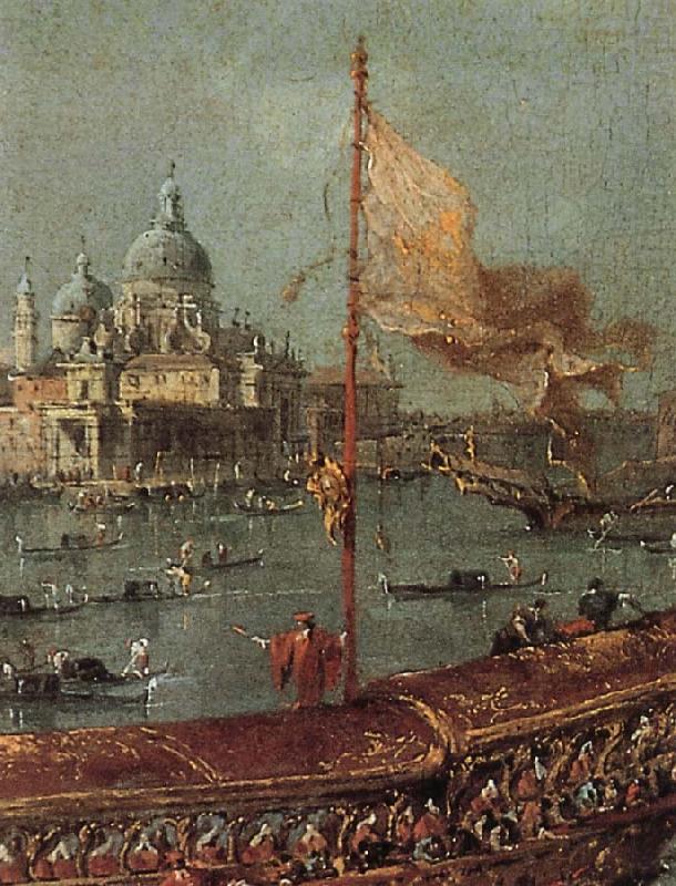 Details of The Departure of the Doge on Ascension Day, Francesco Guardi